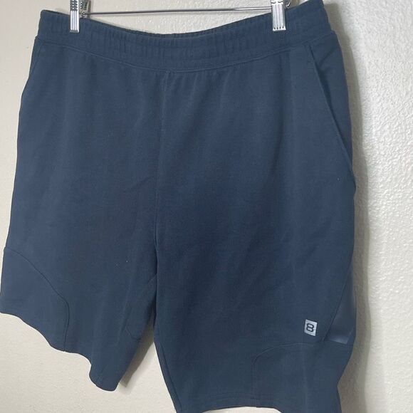 Layer 8 Shorts Mens XL Black Sweat Pockets Active Wear Outdoors - Picture 2 of 8